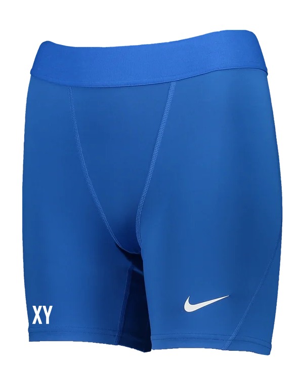 NIKE Pro Strike Short Damen Blau Weiss SC Schwanenstadt