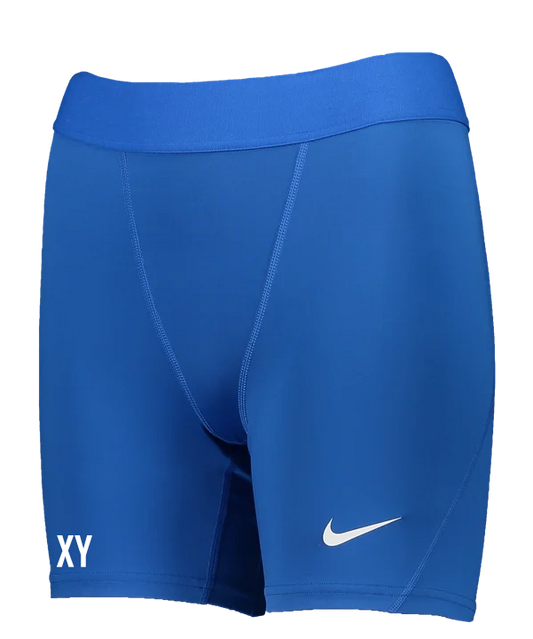 NIKE Pro Strike Short Damen Blau Weiss SC Schwanenstadt