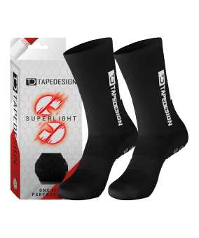 TAPEDESIGN Gripsocks Superlight Socken Schwarz