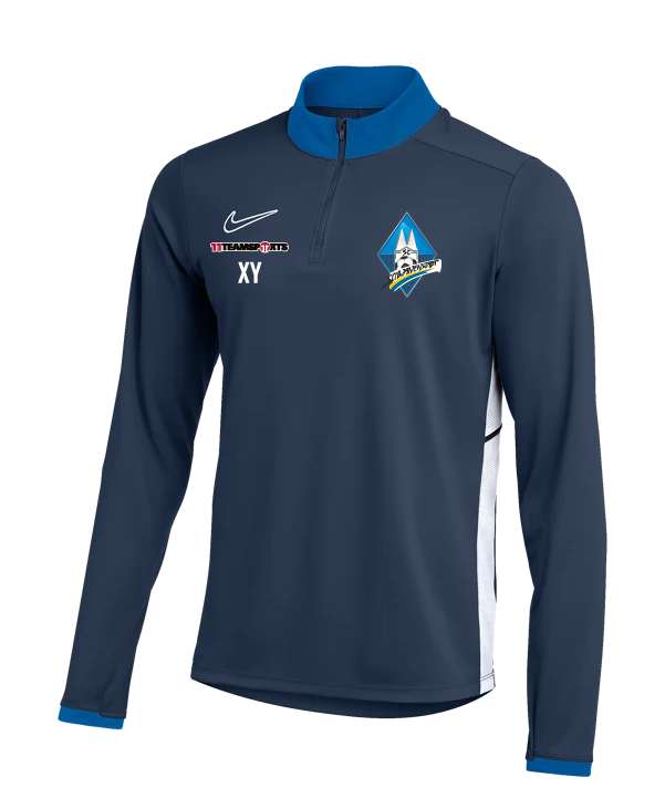 NIKE Academy 25 Drill Top Sweatshirt Blau SC Schwanenstadt