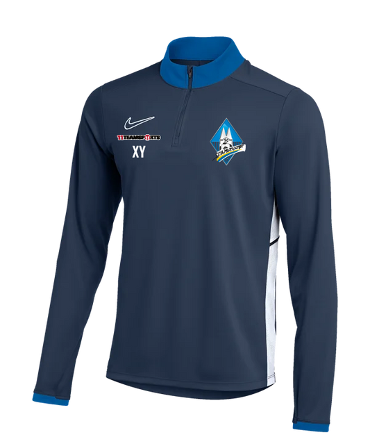NIKE Academy 25 Drill Top Sweatshirt Blau SC Schwanenstadt