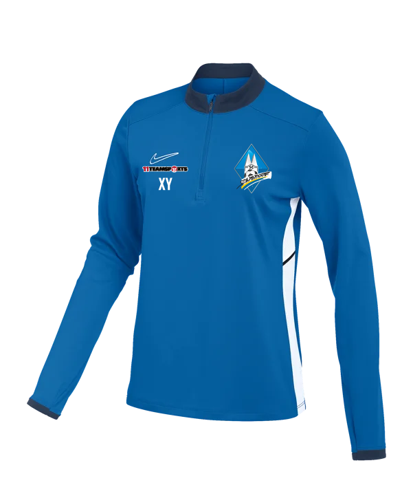 NIKE Academy 25 Drill Top Sweatshirt Damen Blau SC Schwanenstadt