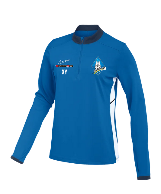 NIKE Academy 25 Drill Top Sweatshirt Damen Blau SC Schwanenstadt