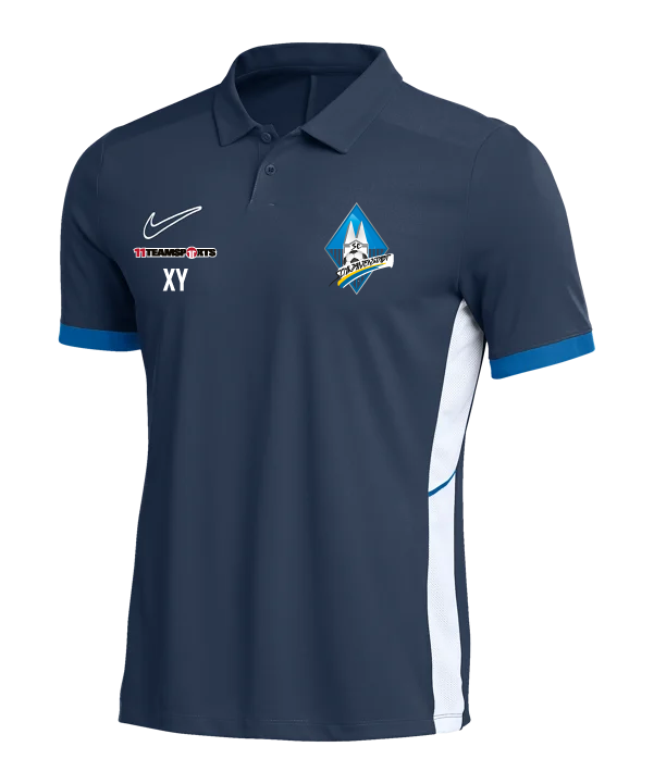 NIKE Academy 25 Polo Blau SC Schwanenstadt