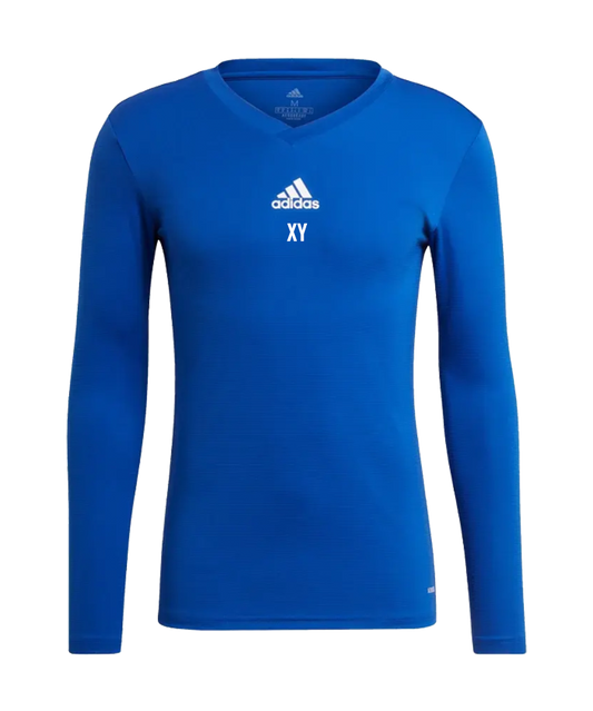 adidas Team Base Top langarm Kids Blau Weiss Union Haag