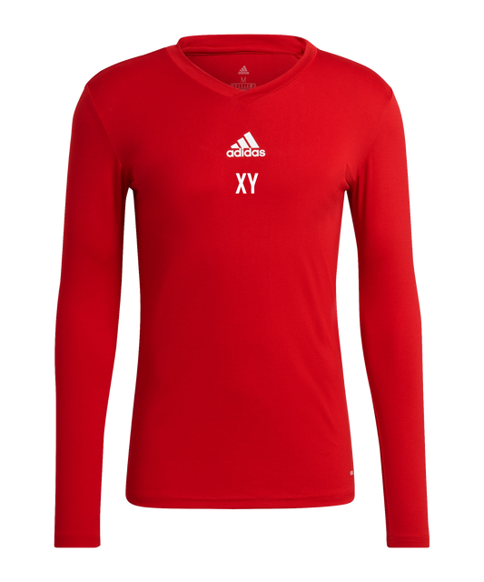 ADIDAS Team Base Top langarm Rot Ini