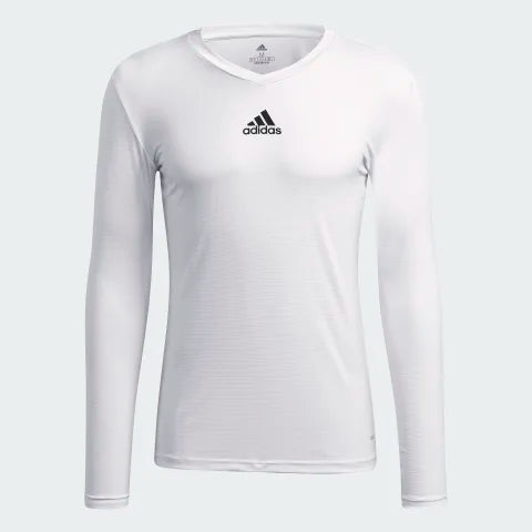 ADIDAS Team Base Top langarm Weiss