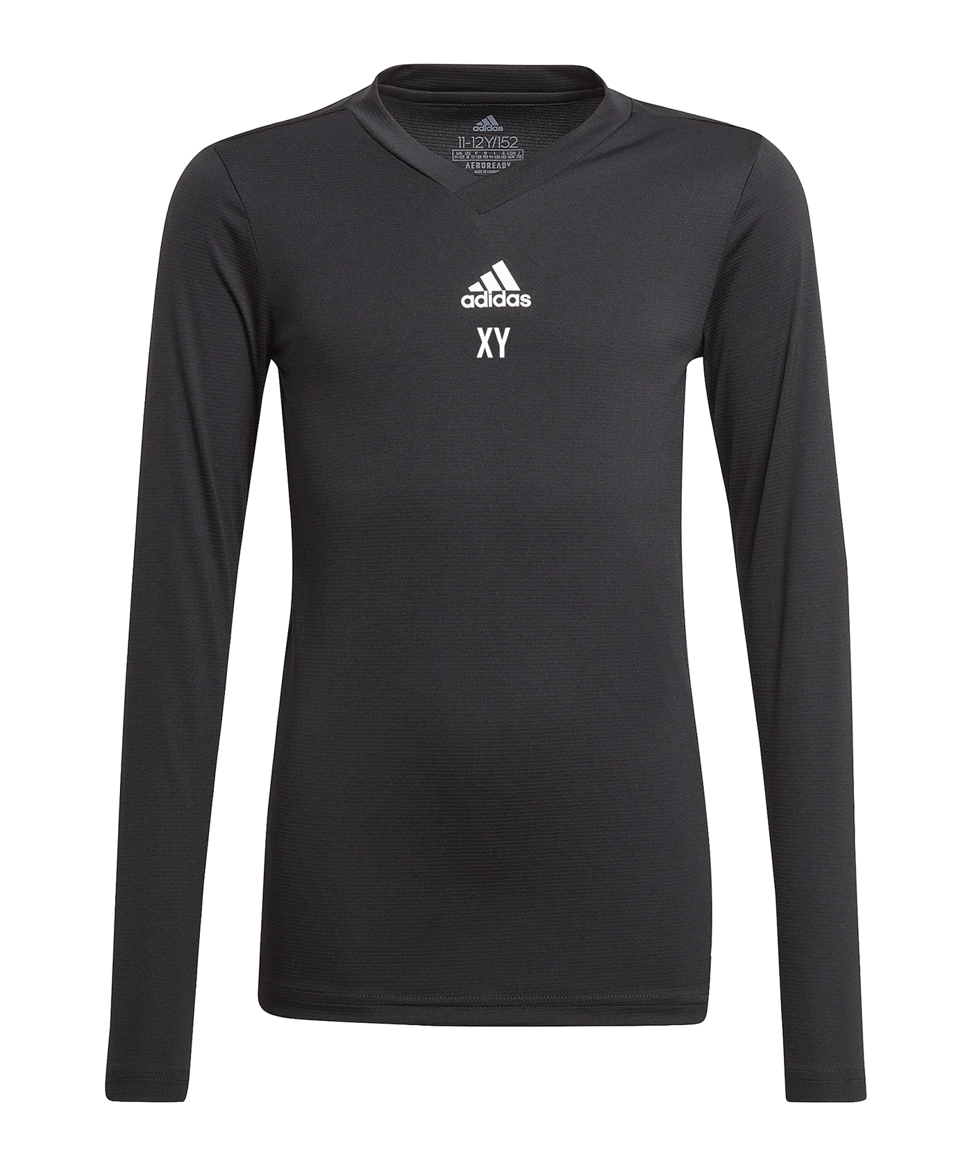 ADIDAS Team Base Top Langarm Kids Schwarz Ini