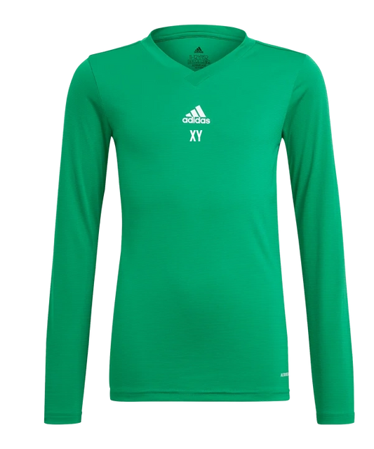 ADIDAS Team Base Top langarm Dunkelgrün Ini