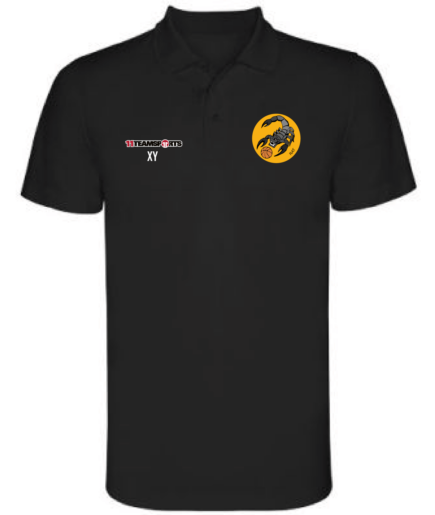 B&C Polo Herren Schwarz Gratkorn Scorpions