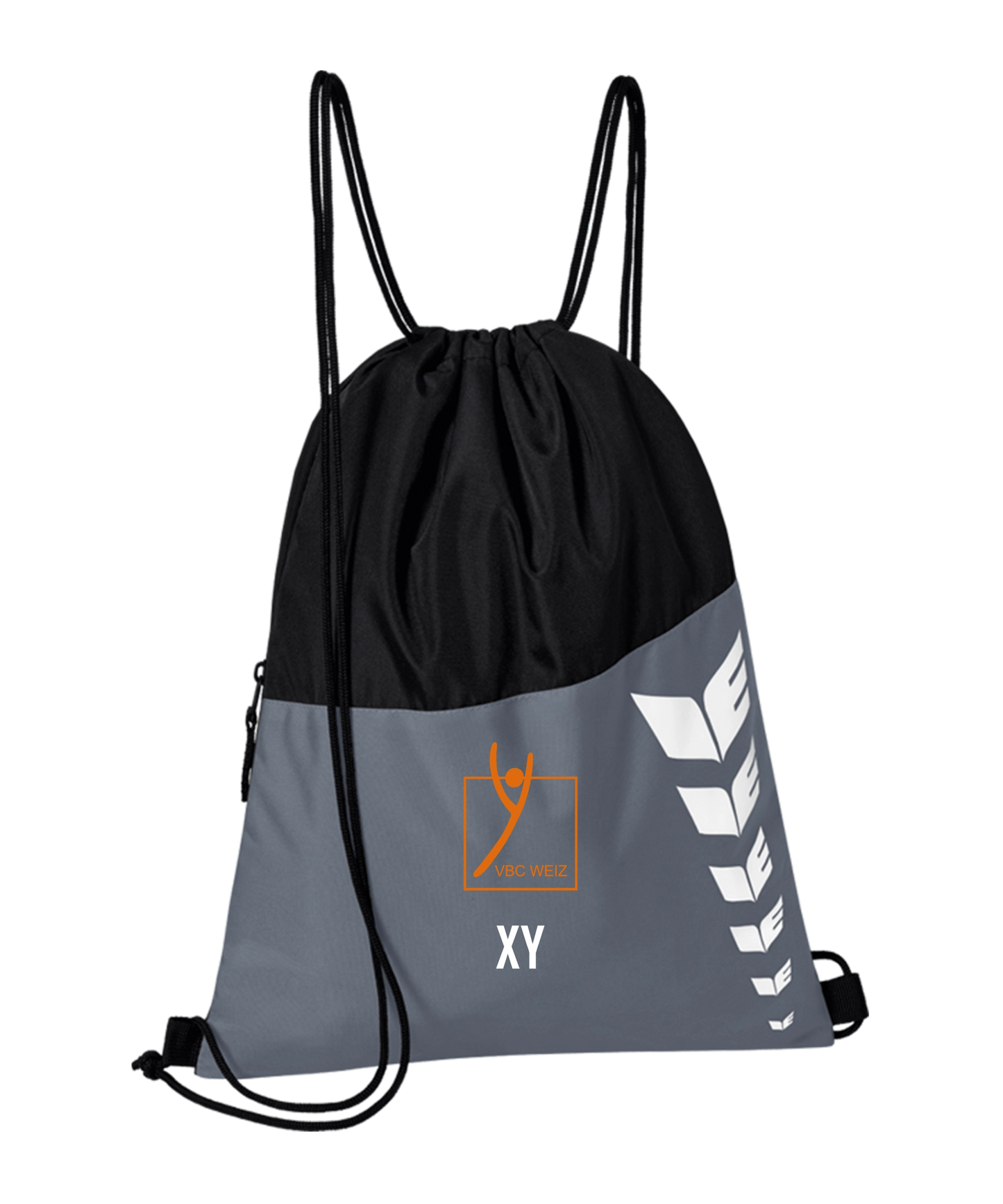 ERIMA Six Wings Gymsack Grau Schwarz VBC Weiz