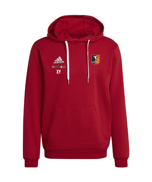 Adidas Entrada 22 Hoody Rot SV Geistthal
