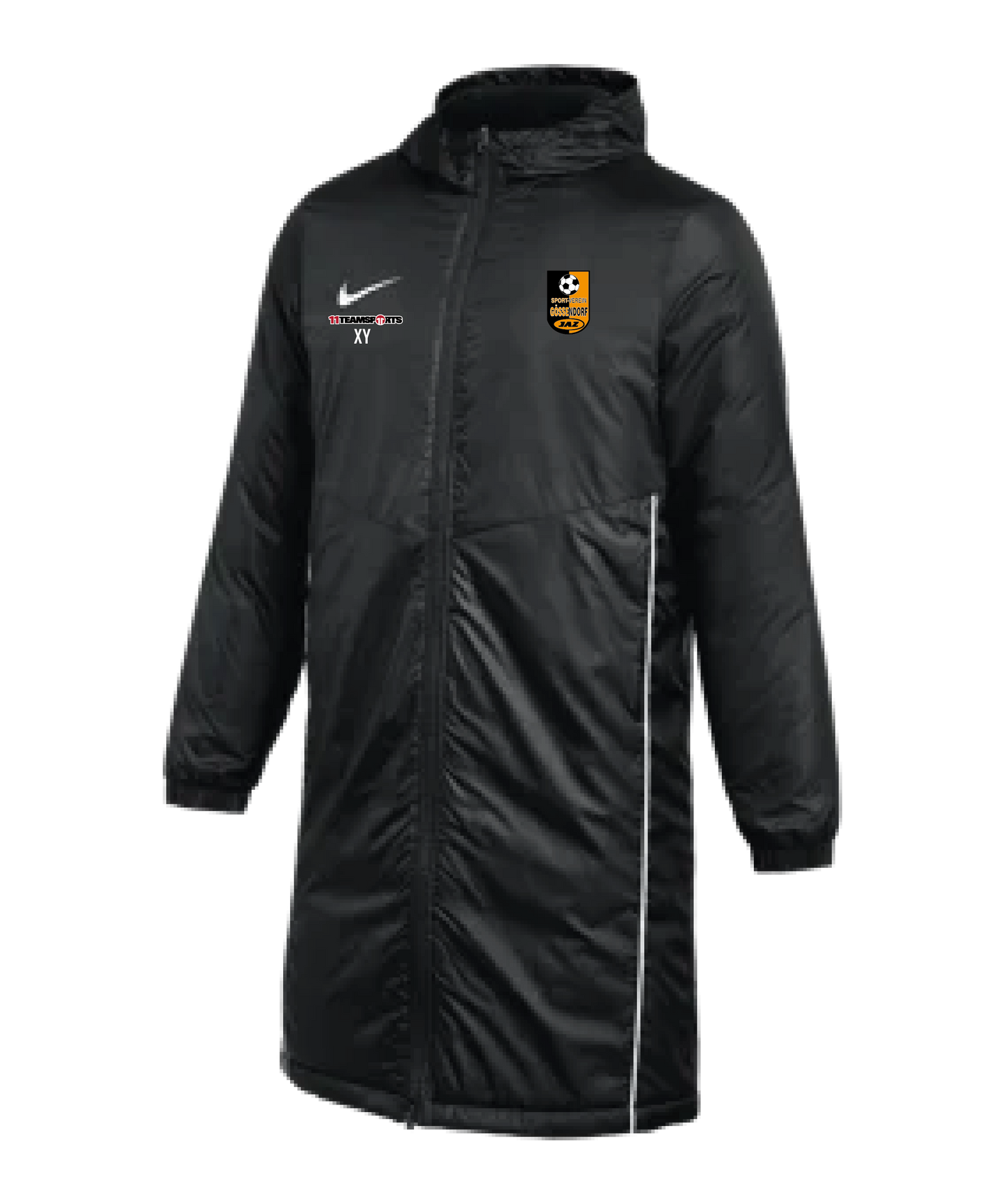NIKE Park 26 Winterjacke Schwarz SV Gössendorf