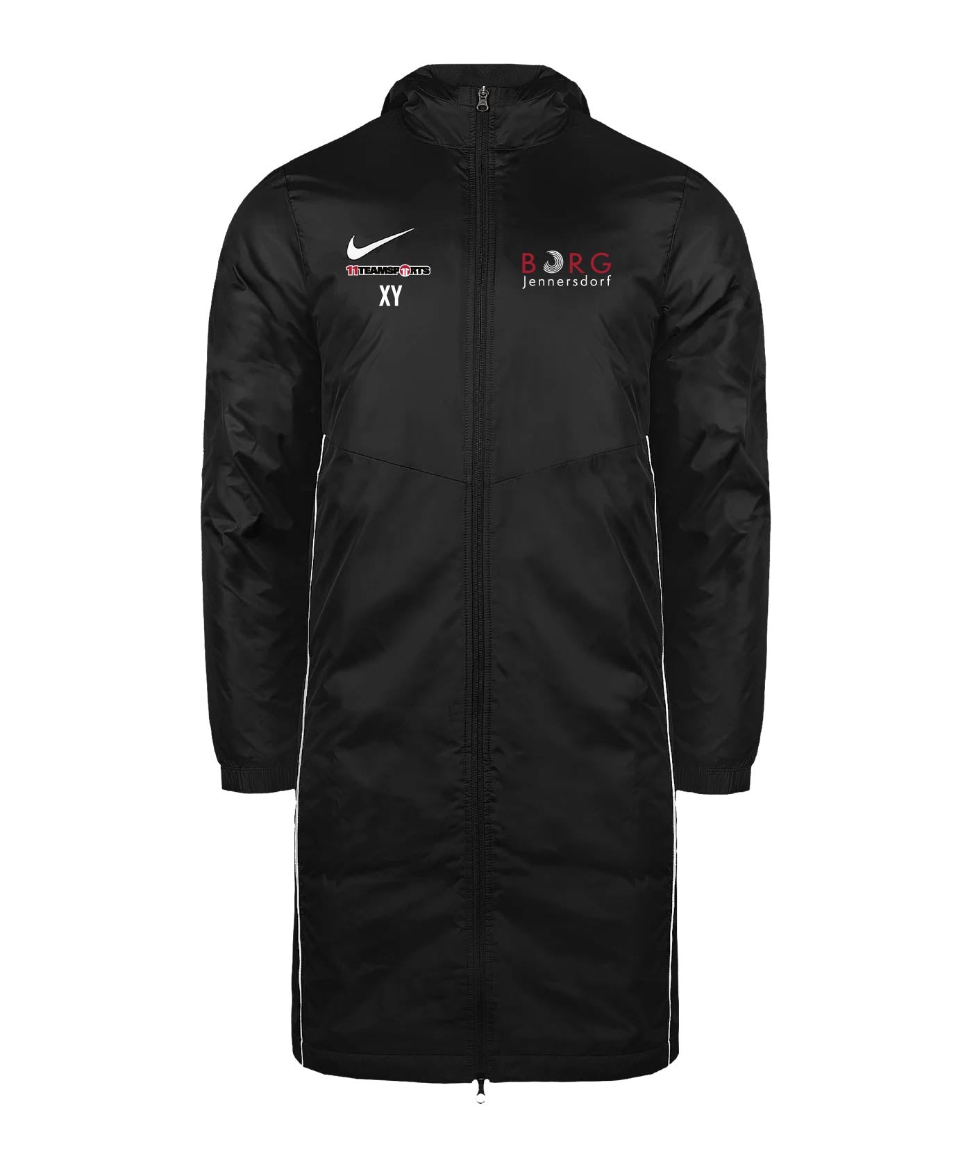 NIKE Park 26 Winterjacke Schwarz BORG Jennersdorf