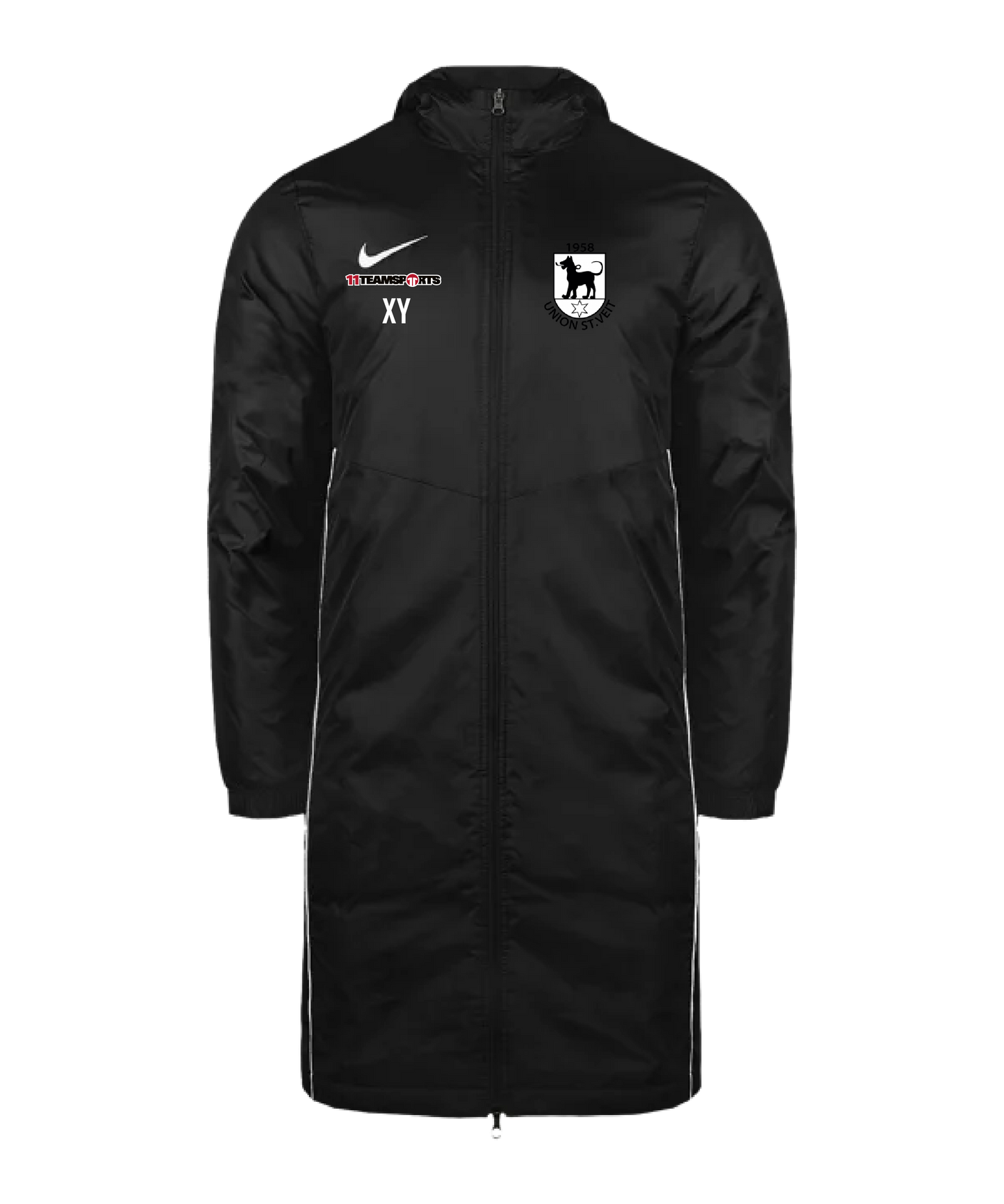 NIKE Park 26 Winterjacke Schwarz  Union St. Veit