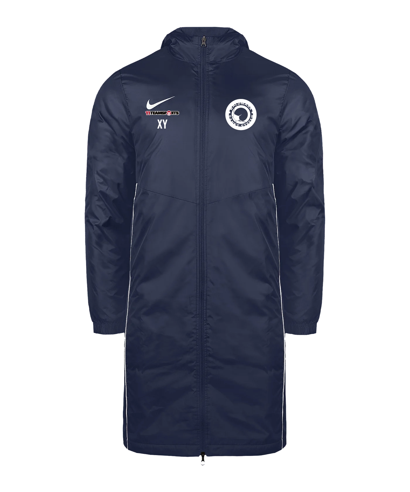 NIKE Park 26 Winterjacke Blau Union Waldmark St. Stefan