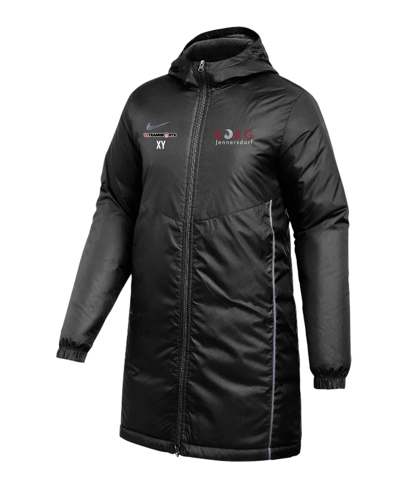 NIKE Park 26 Winterjacke Damen Schwarz BORG Jennersdorf