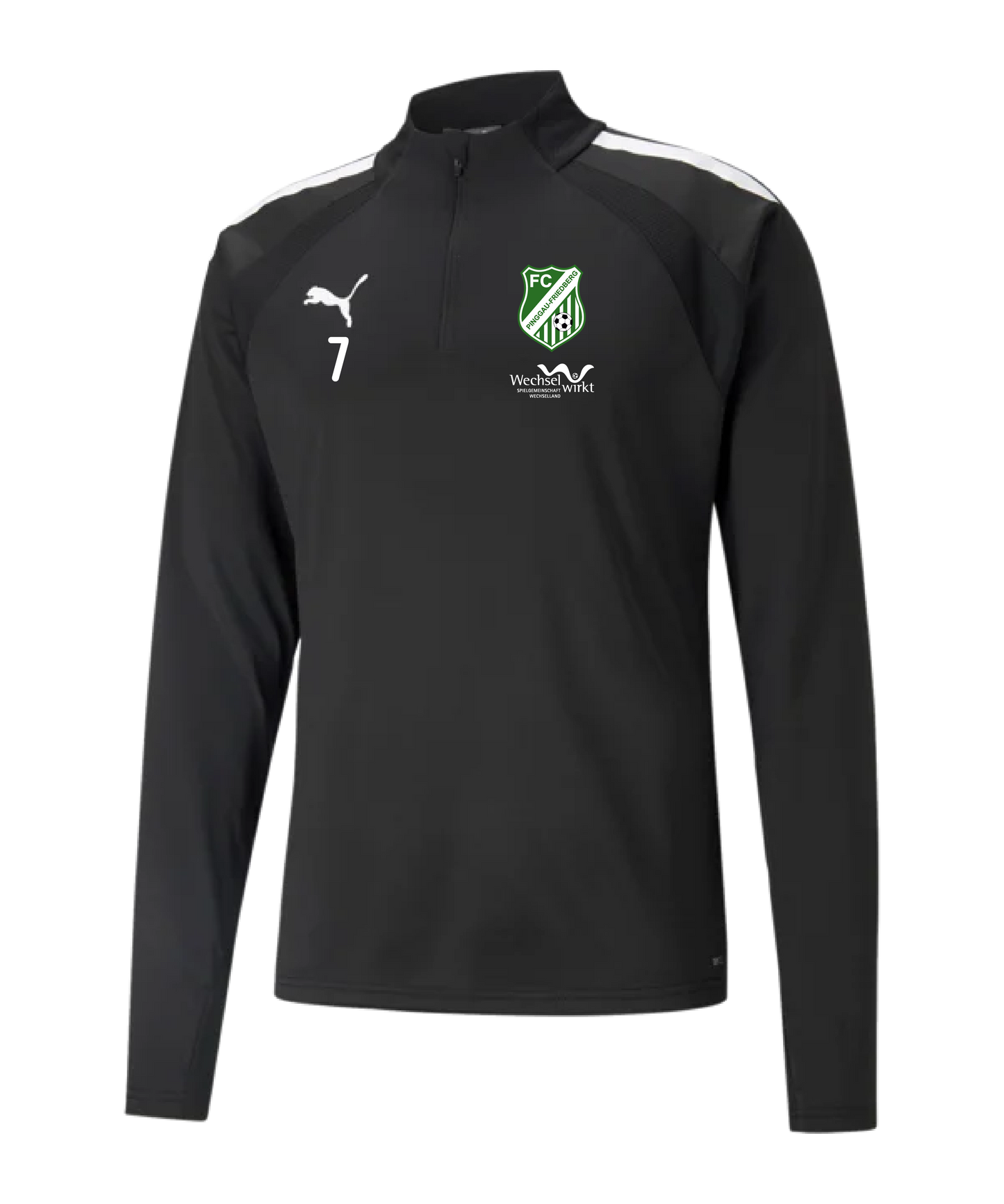 PUMA teamLIGA HalfZip Sweatshirt Kids Schwar FC Pinggau-Friedberg