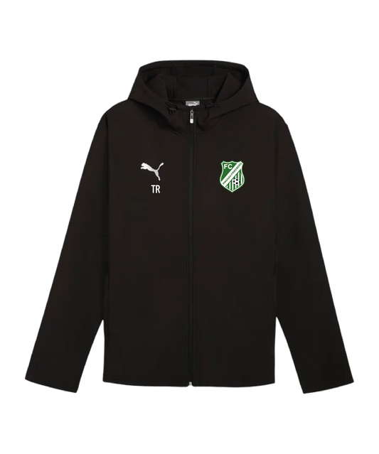 PUMA teamAdditions Softshelljacke Schwarz Erwachsene