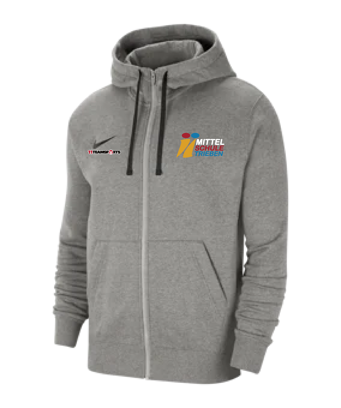 Nike Park 20 Fleece Kapuzenjacke Grau MS Trieben