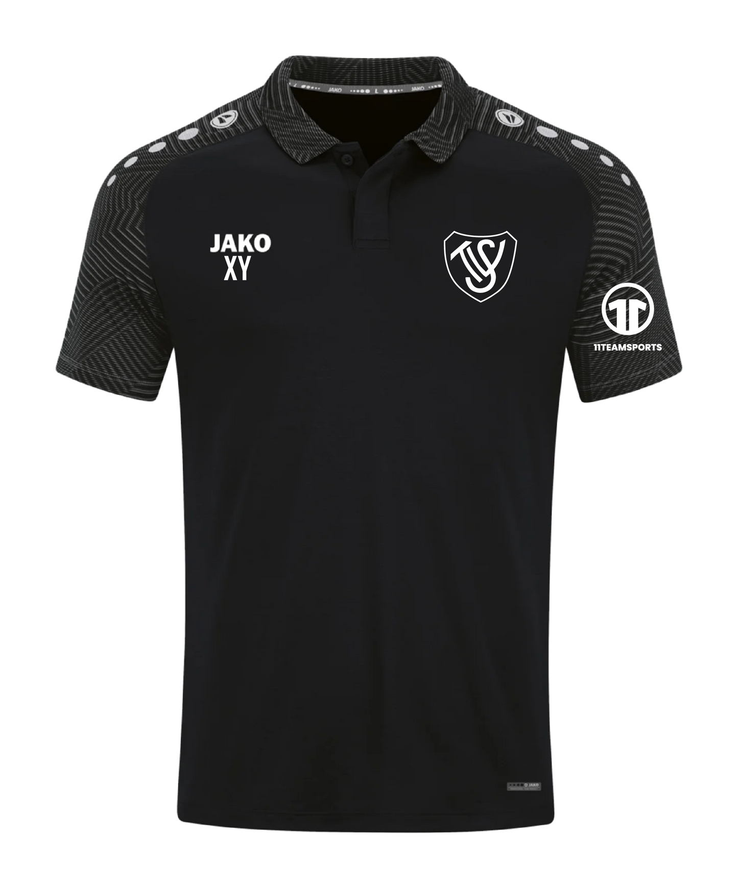 JAKO Performance Polo Schwarz Grau SV Trieben