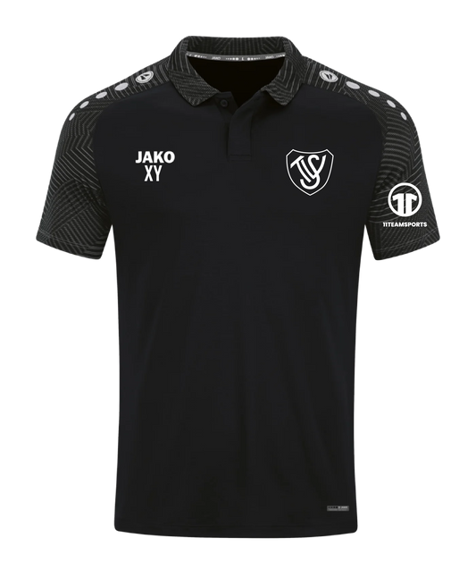 JAKO Performance Polo Schwarz Grau SV Trieben