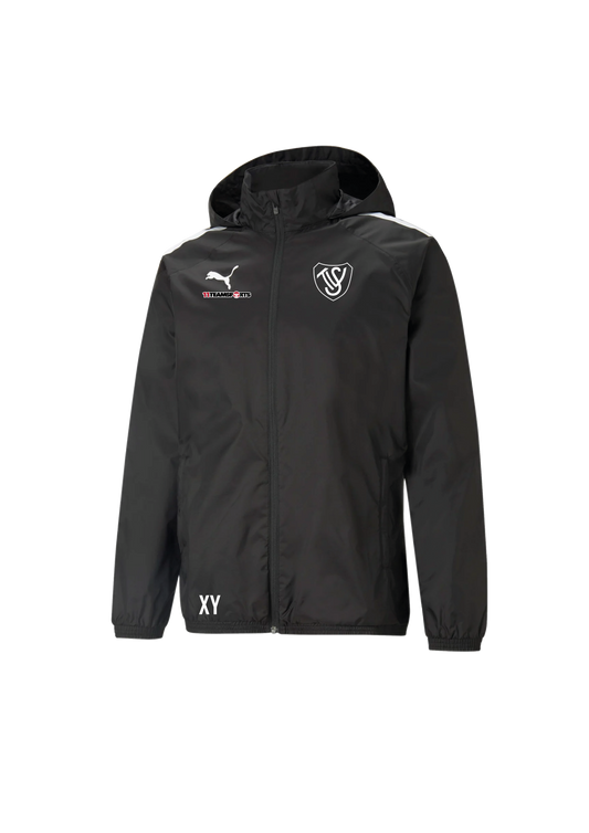 PUMA teamLIGA Allwetterjacke Kids Schwarz SV Trieben