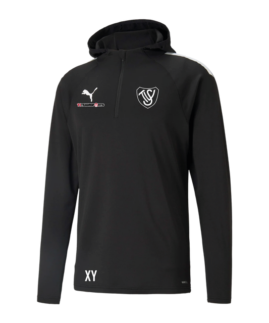 PUMA teamLIGA Fleece Sweatshirt Schwarz SV Trieben