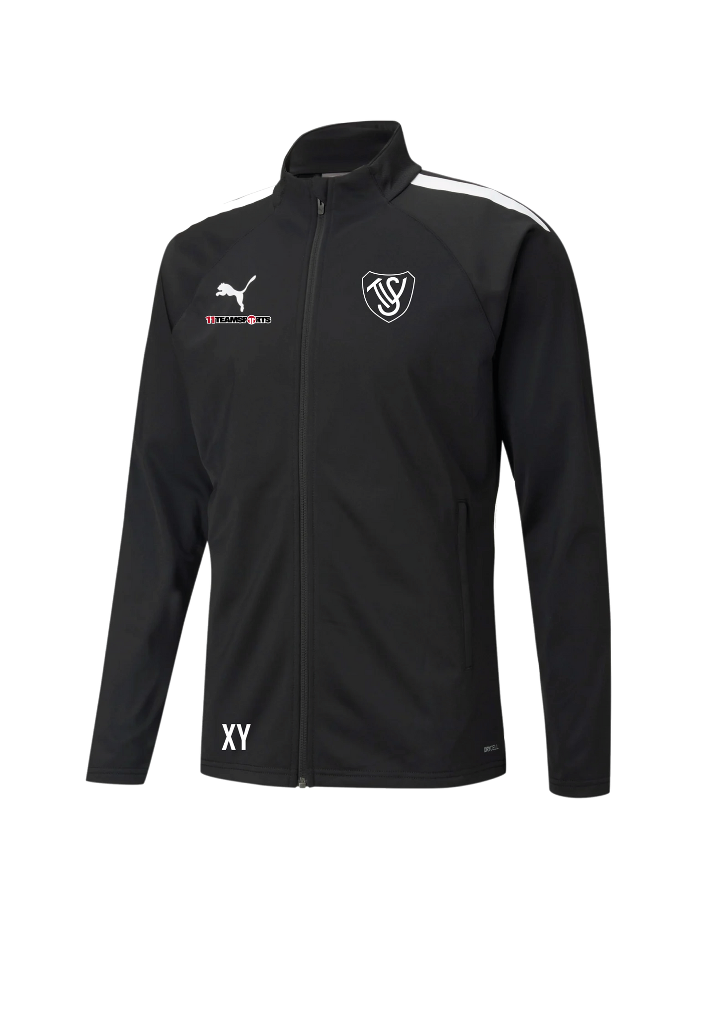 PUMA teamLIGA Trainingsjacke Kids Schwarz SV Trieben