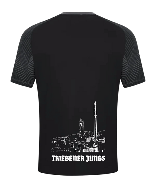 SV Trieben JAKO Performance Polo Schwarz Grau Triebener Jungs