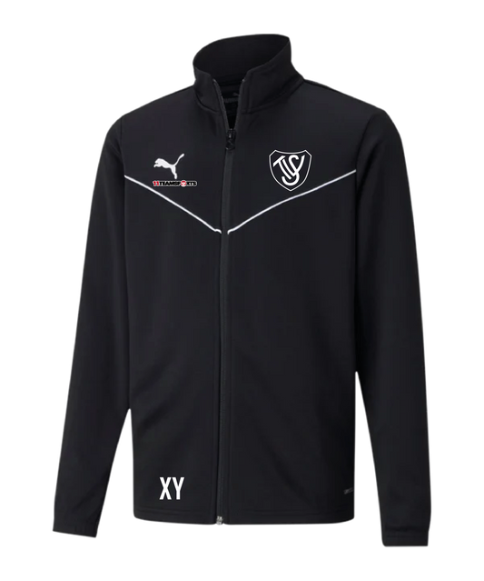PUMA teamRISE Poly Trainingsjacke Kids Schwarz SV Trieben