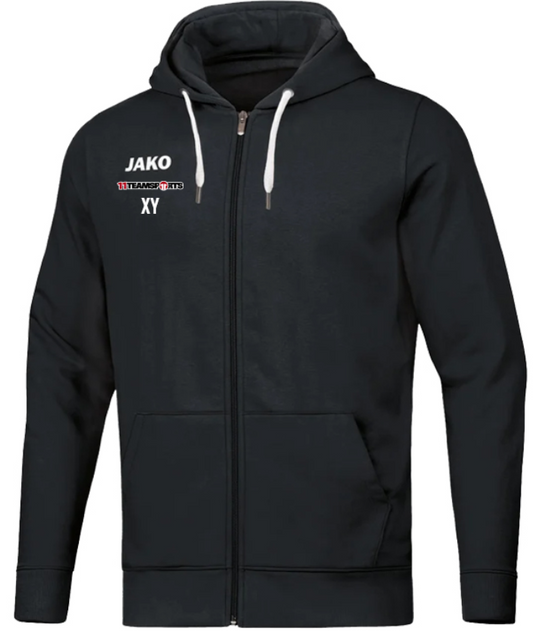 JAKO Base Kapuzenjacke Damen Schwarz TV Leibnitz