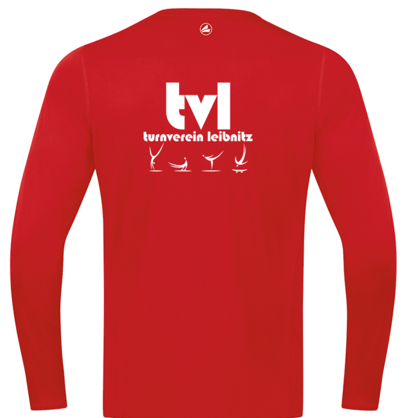 JAKO Run 2.0 Sweatshirt Running Rot TV Leibnitz