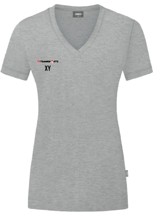 JAKO Organic Stretch T-Shirt Damen Grau TV Leibnitz