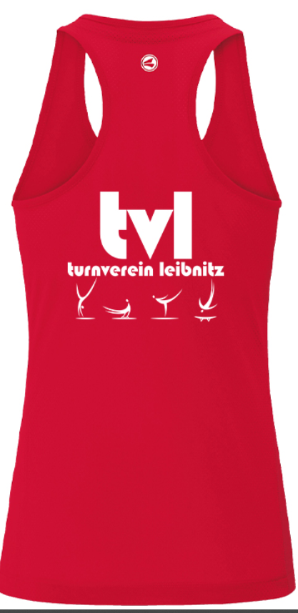 JAKO Run 2.0 Tanktop Running Damen Rot TV Leibnitz