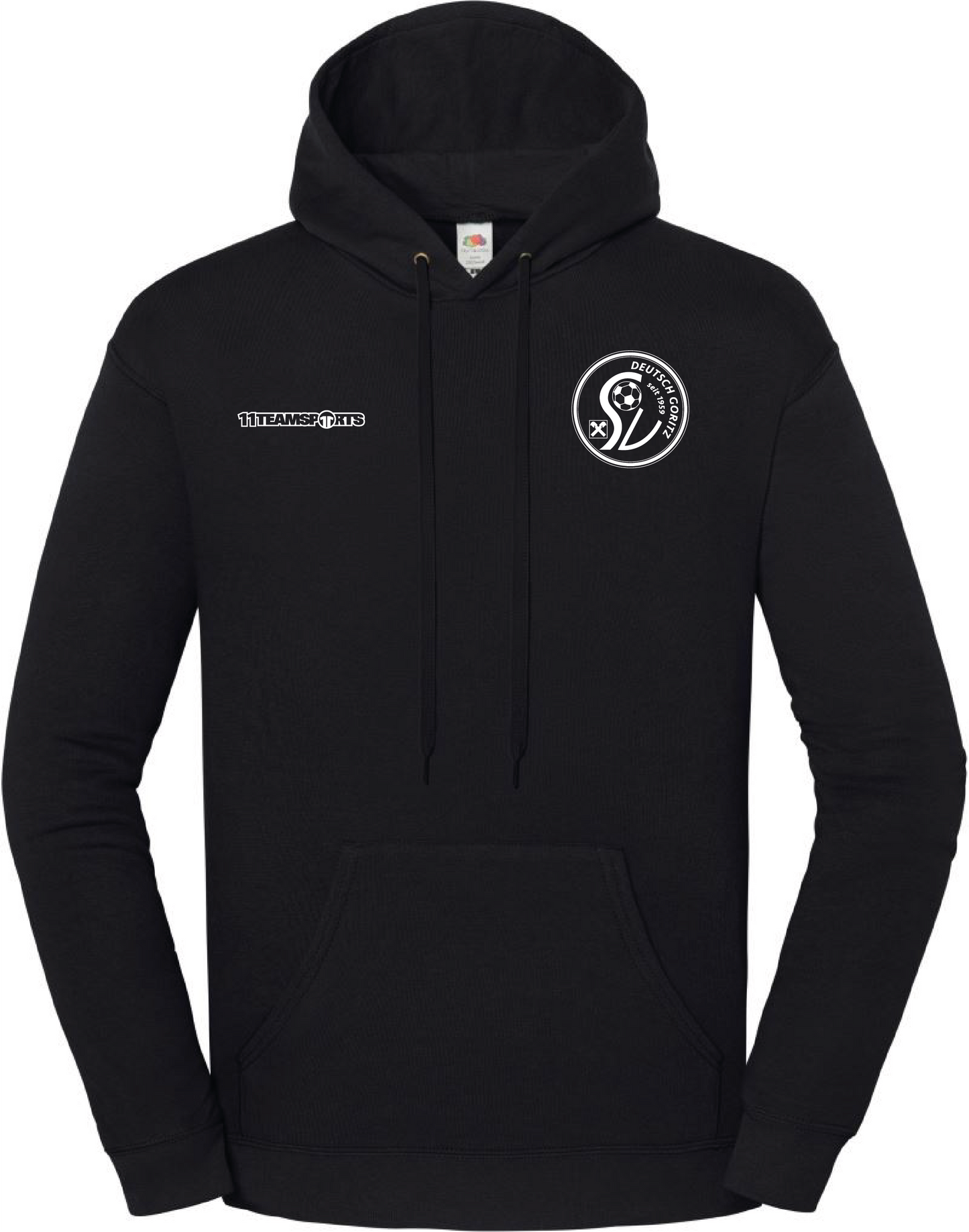 Fruit of the Loom Hoody Schwarz SV Deutsch Goritz