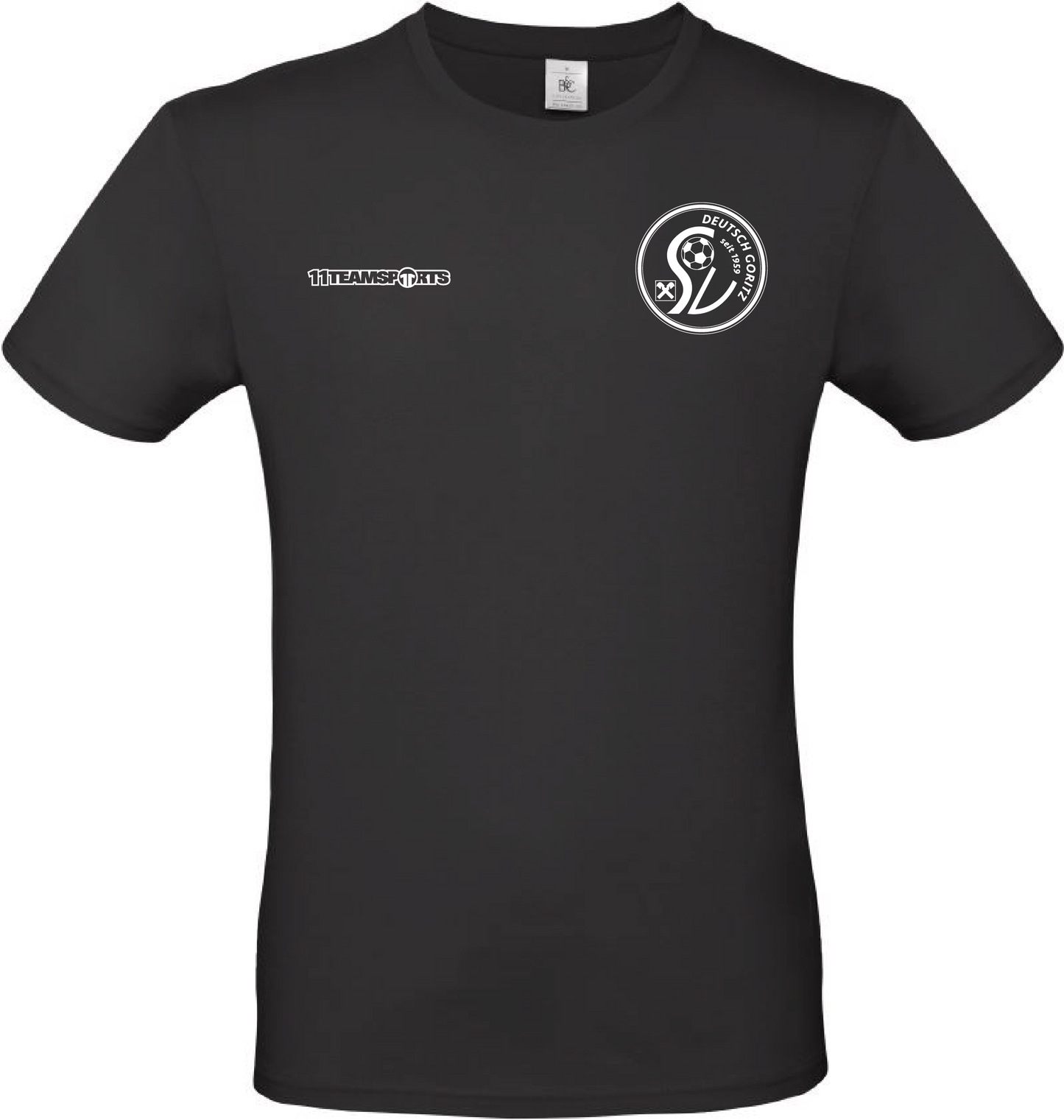 B&C T-Shirt Schwarz SV Deutsch Goritz