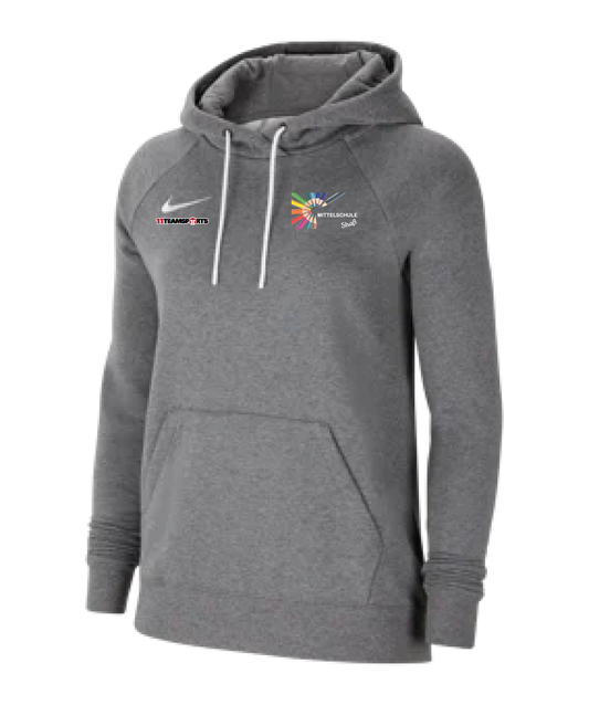 Nike Park Fleece Hoody Grau Damen Mittelschule Straß