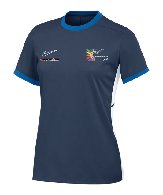 Nike Academy 25 Trainingsshirt Blau Damen Mittelschule Straß
