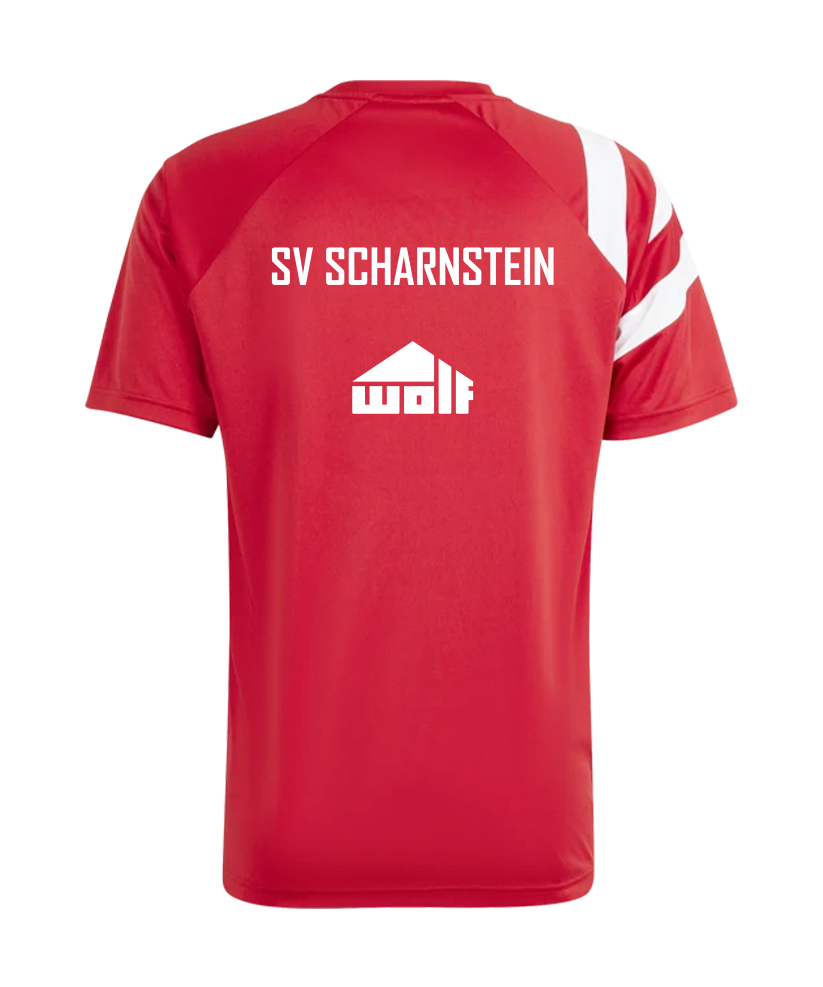 adidas Fortore 23 Trikot Rot Weiß SV Scharnstein