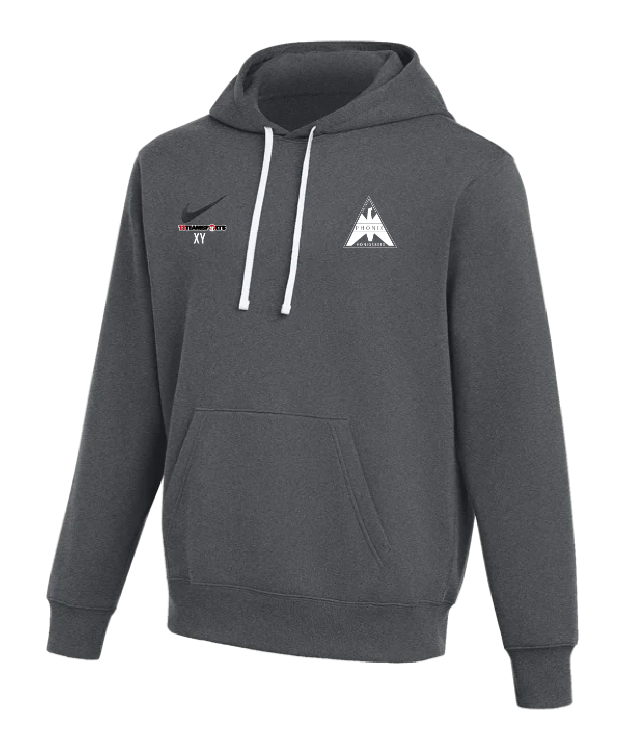 NIKE Park 26 Hoody Kids Grau Weiss SV Phönix Hönigsberg Mürzzuschlag