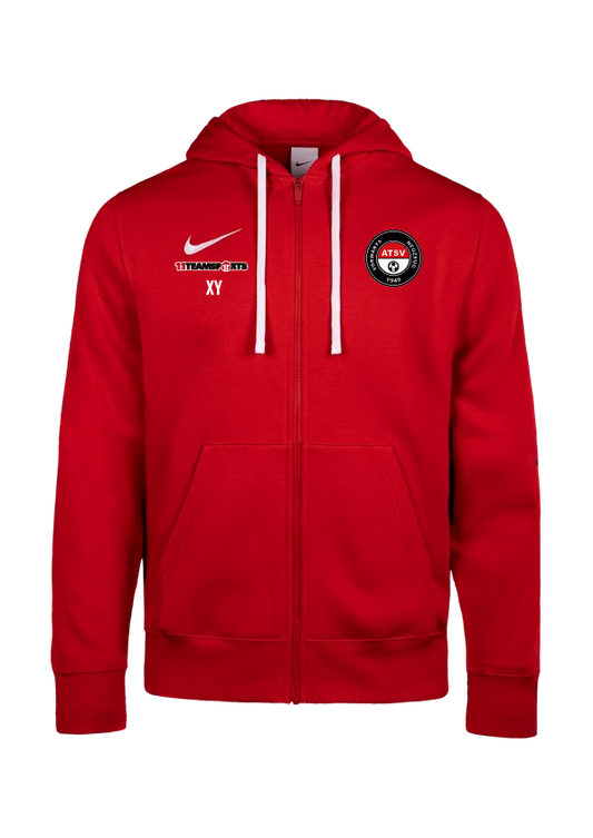NIKE Park 26 Sweatjacke Rot ATSV Vorwärts Neuzeug