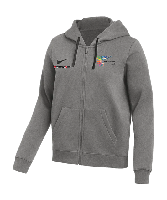Nike Park 26 Sweatjacke Damen Hellgrau MS Straß