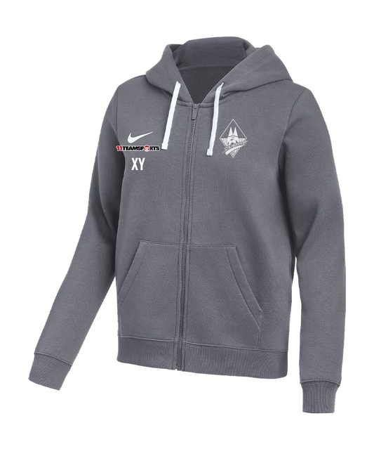 NIKE Park 26 Kapuzenjacke Damen Grau SC Schwanenstadt