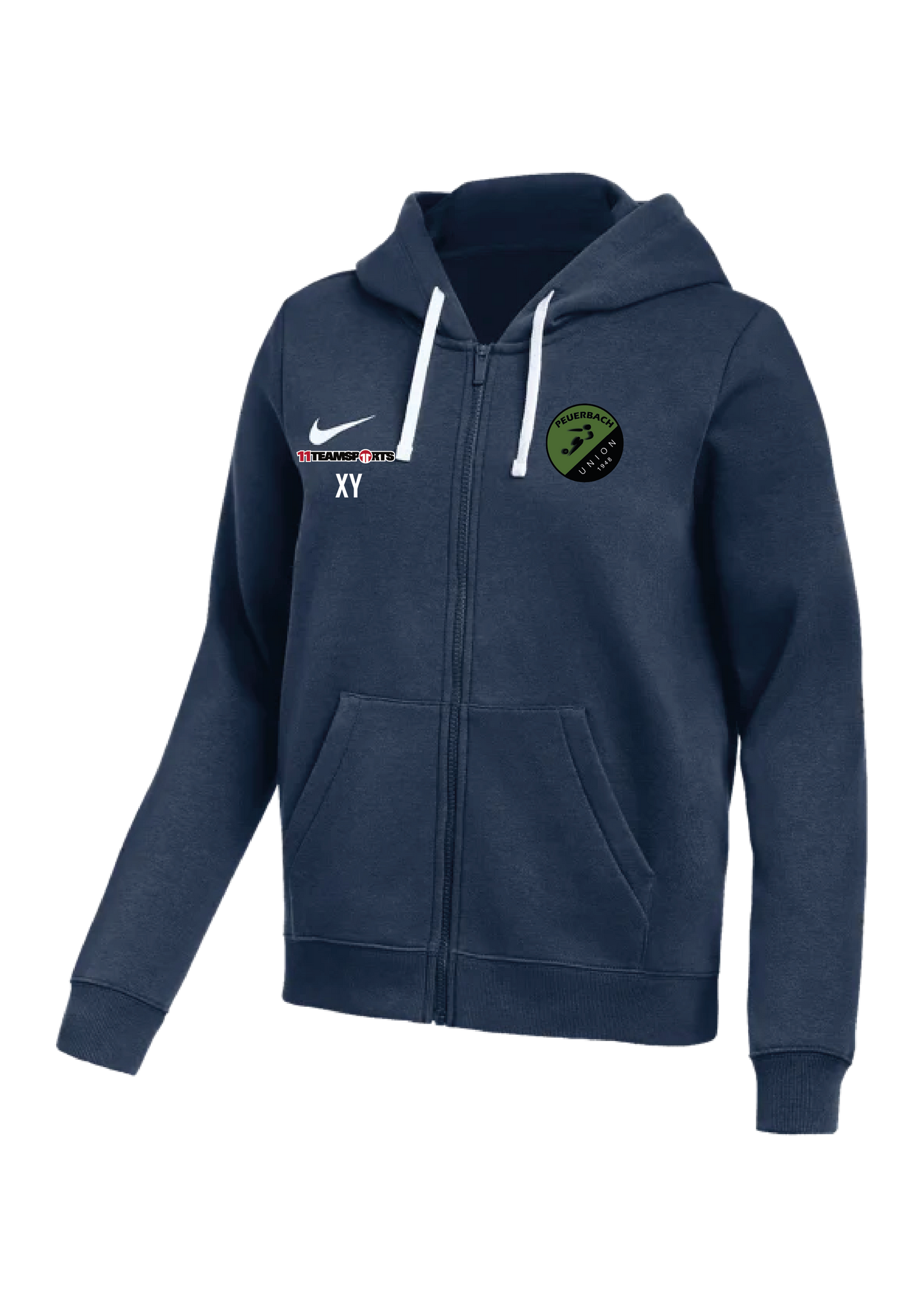 NIKE Park 26 Kapuzenjacke Damen Blau Union Peuerbach