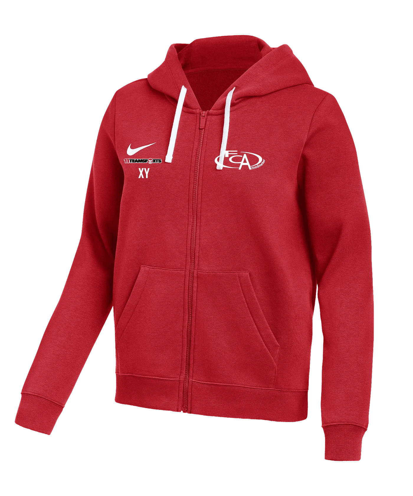 NIKE Park 26 Kapuzenjacke Damen Rot FC Altmünster