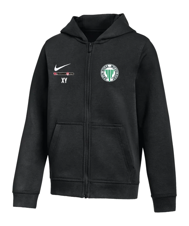 NIKE Park 26 Sweatjacke Kids Schwarz SV Grün-Weiß Micheldorf