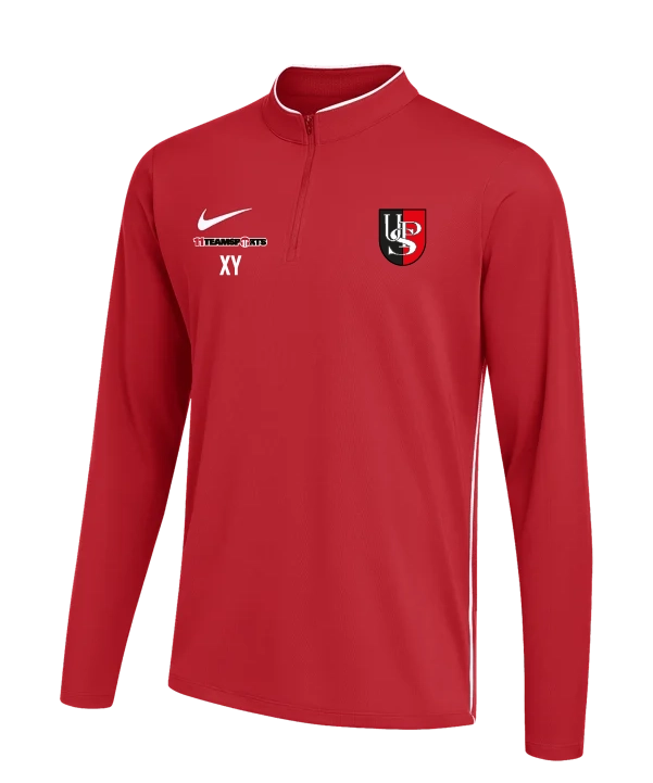 NIKE Park 26 Drill Top Sweatshirt Rot Union St Peter am Wimberg