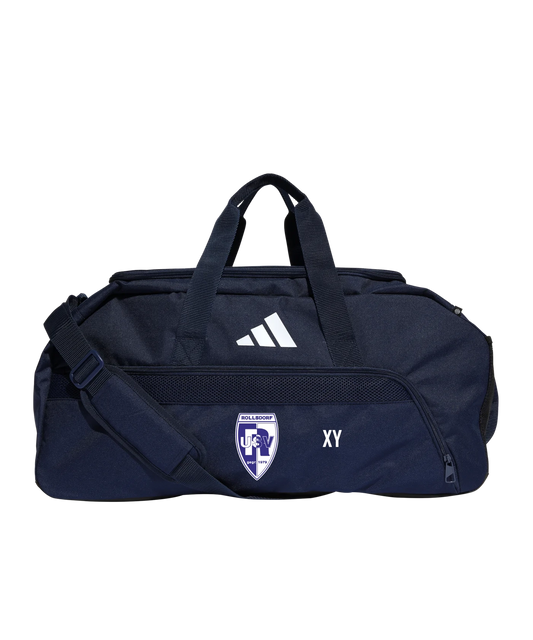 ADIDAS Tiro League Duffel Bag Gr. L Blau Schwarz USV Rollsdorf