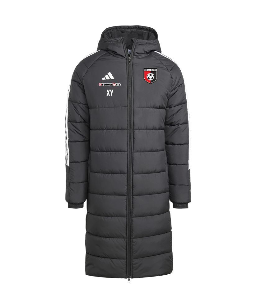 adidas Tiro 24 Long Coachjacke Schwarz Weiss USC Bad Blumau
